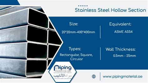 standard steel box section|hollow section size chart.